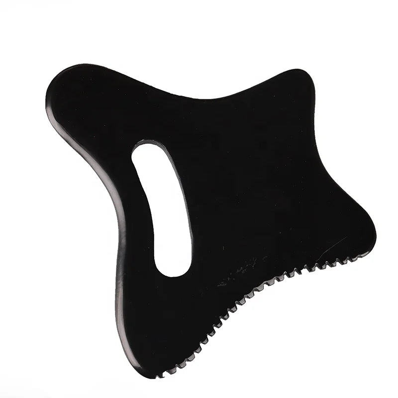 Bian Stone Gua Sha Unique Shape Chinese Scraper Tool for Face Scraping Massage Tool and Acupuncture Board