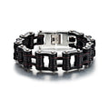 Factory Wholesale Fashion Man Jewelry Bike Chain Bracelet Punk Hip-hop Stainless Steel Man Bangle Bracelet