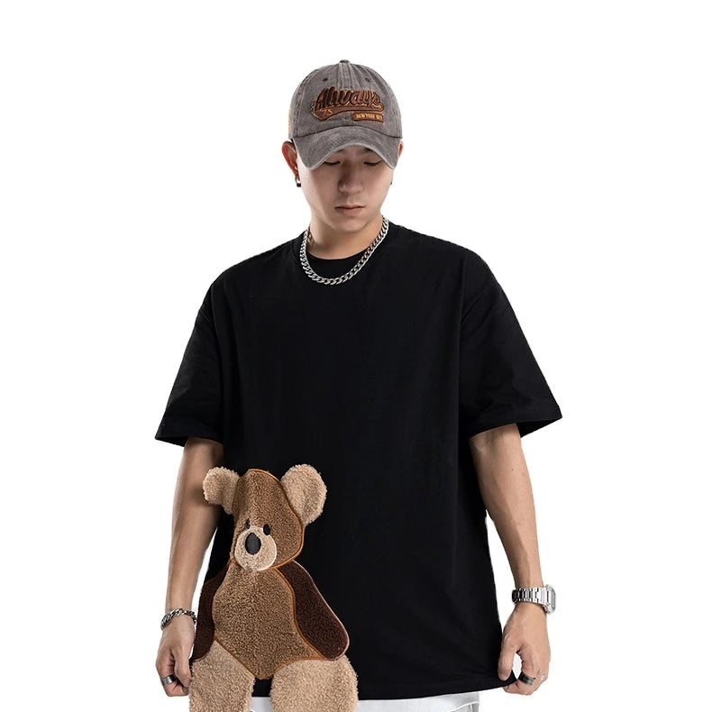 New Design Style High Fashion Men & Women Unisex Oversized Hip Hop Plus Size Blank Design Woven Eco-Friendly Casual T-Shirt