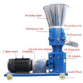 Hot Sale Poultry Chicken Feed Production Grinding Machine Animal Fish Food Processing Cattle Pig Sow Feed Pellet Making Machine