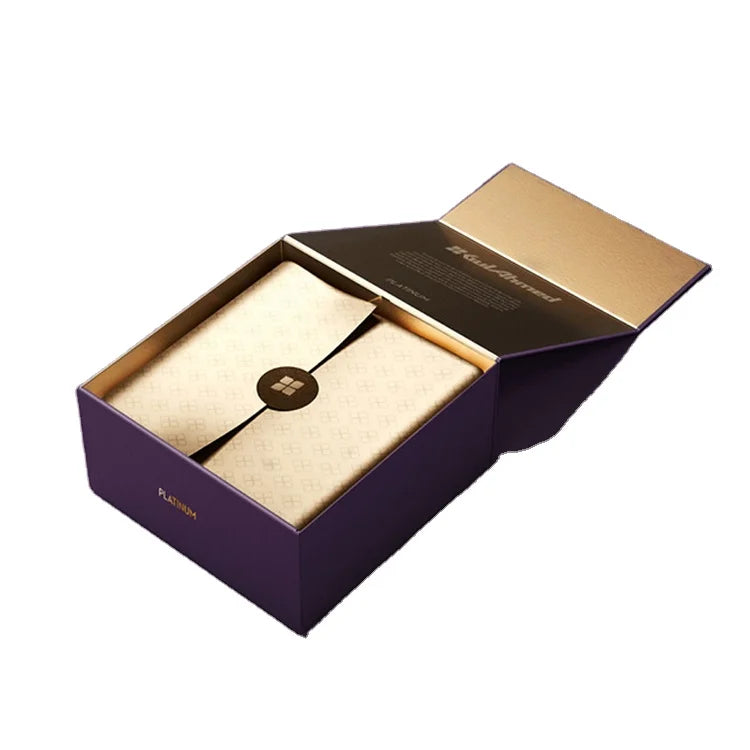 Custom Logo Printed Logo Recycled Cardboard Big Black Packaging Carton Foldable Large Luxury Magnetic Gift Box