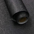 ORON DECO 3D Embossed Black Textured Wallpaper Designs Peel and Stick Self Adhesive PVC Vinyl Silk Wall Wallpaper for Home