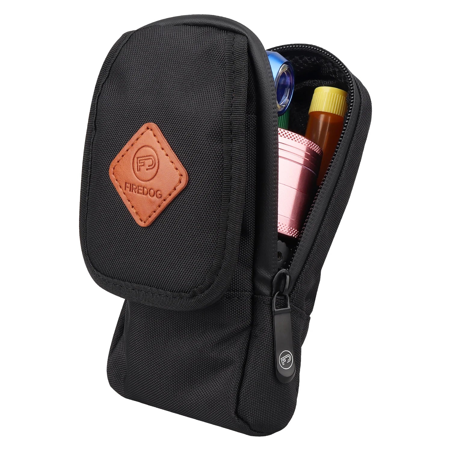 For FIREDOG Custom Carbon-Lined Crossbody Sling Bag Odorless Travel Smell Proof Pouch Special Purpose Case