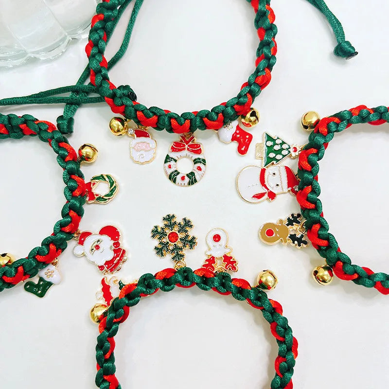 New Arrival Pet Collar for Cats with INS Korean-Style Christmas Accessories Bell and Bow Tie Cute Neckband