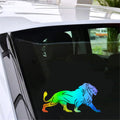 Lion Animal Silhouette Sticker Car Window Bumper Van Auto Laptop Vinyl Decal Die Cut Decals Latop Window Glass Vinyl Sticker