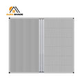 Blackout Manual Left and Right Opening Plisse Shades Vertical Cellular Window Blinds Blackout Honeycomb Blinds for Window