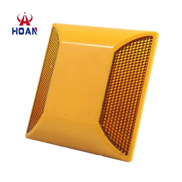 Plastic Reflective Road Stud Yellow Red Highway Cat Eye Light