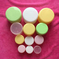 10g 20g 50g 100g Plastic Cosmetic Empty Jar Round Shape Plastic Cosmetic Container Pp Plastic Cream Jar