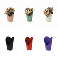 Wholesale Creative Macarons Heart-Shaped Bouquets Gift Box New Solid Color Printing Embossed Bucket Basket Design