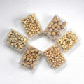 Cylinder Wooden Thumb Tacks Decorative Map Photo Push Pins with Metal Material