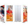 Rollup Rull Pull Retractable Standee in Banner Stand DisplayRoll up Aluminum Magnetic Budget Teardrop Banner Stands Systems up