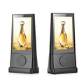 Knock-down Design 8 Inch  Table Menu Display Small Digital Signage Screen with WIFi and Wireless Charger