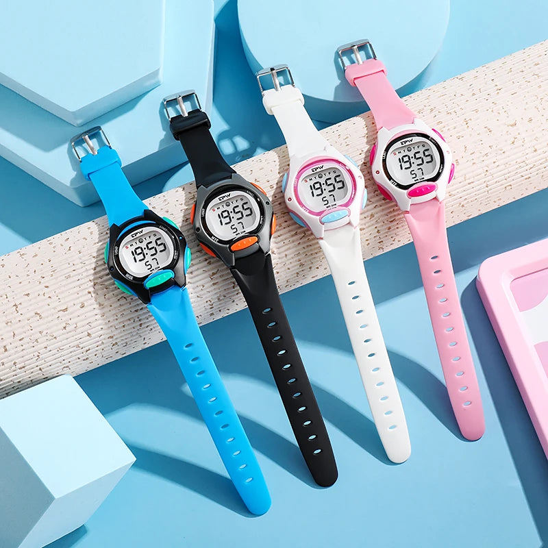Custom logo Kids Sport Digital Watches for Waterproof Relojes Digitales