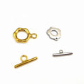 Factory Price Stainless Steel Flower OT Clasps Toggle Buckle Connector Bracelet Necklace Jewelry Making Supplies