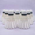 12 Pcs Wholesale Traditional GOOSE Feather Badminton Shuttlecock for International Tournament