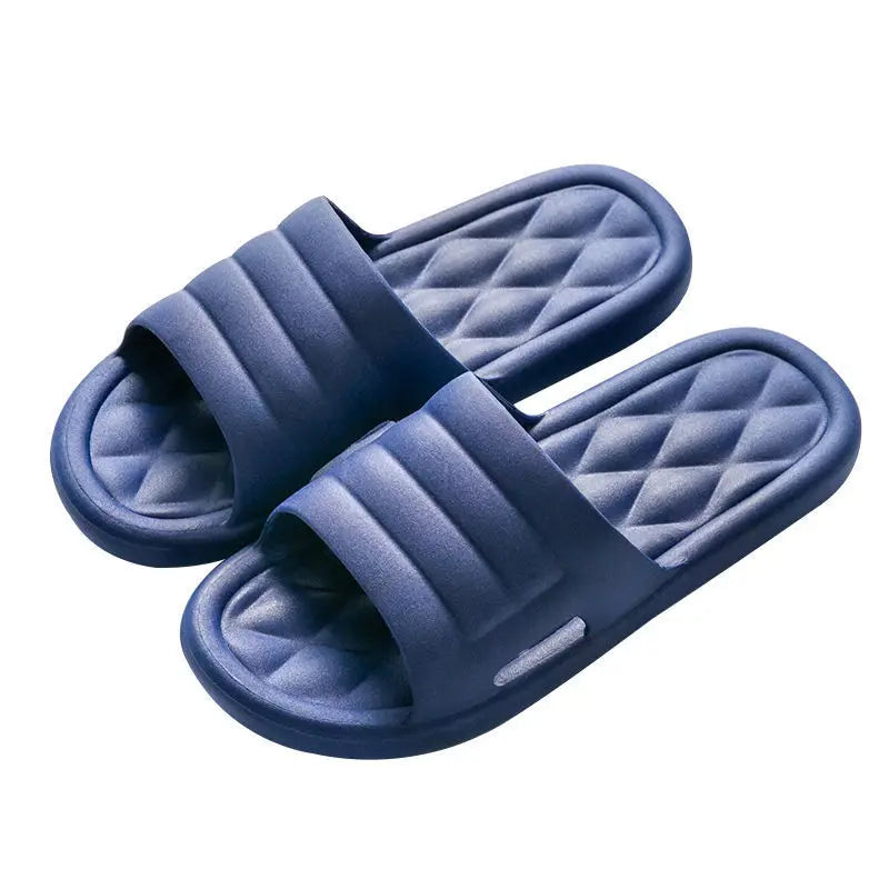 Female Hotel slippers Five-star Luxury Bath Shower Anti-skid Soft Thick Bottom Indoor slippers Wholesale Male Summer Slipper