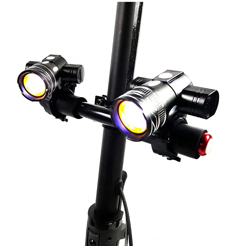 Glare Front Light Headlight with Kids Handlebar for Xiaomi M365 Pro Pro2 ES G30 Electric Scooter Parts Motor Bicycle Scooter