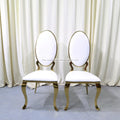 Luckygoods Customized Wedding Banquet Furniture High Backrest Modern Dining Chairs LCS004