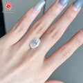 Redleaf  IGI Certified Wholesale 1CT to 10CT Oval Cut HPHT CVD Lab Grown DEF VVS Lab Created Red Color Loose Diamonds"