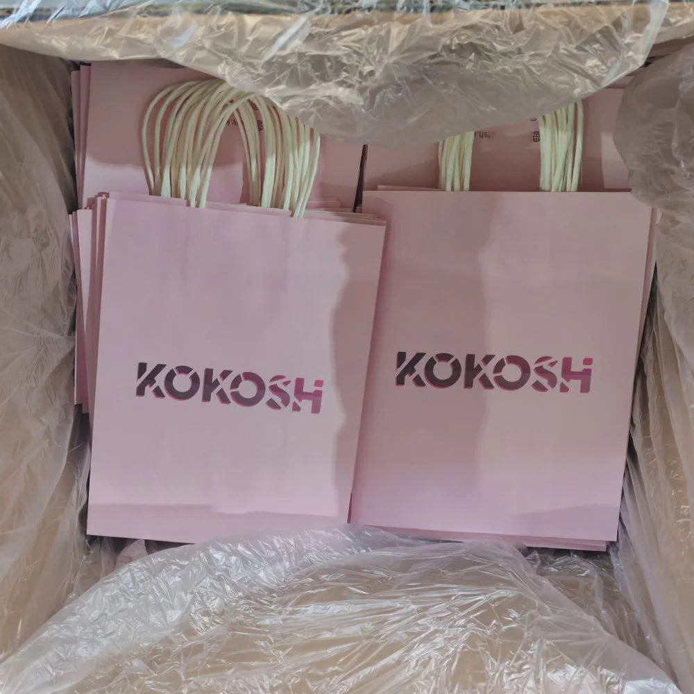 Lipack Customizable Eco-Friendly Reusable Kraft Paper Bag for Beverage Takeaway & Drink Delivery with Personalized Logo