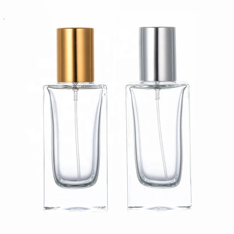 Wholesale Empty Glass Luxury 30ml 50ml Perfume Mist Spray Bottle High-end Perfume Bottle with Cap Box Packing