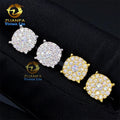 Pass Diamond Tester Vvs Moissanite 18k Gold Plated 925 Sterling Silver Shiny Jewelry High Quality Earrings for Women