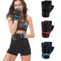Men Women Half Finger Fitness Exercise Gym Workout Weight Lifting Sports Gloves