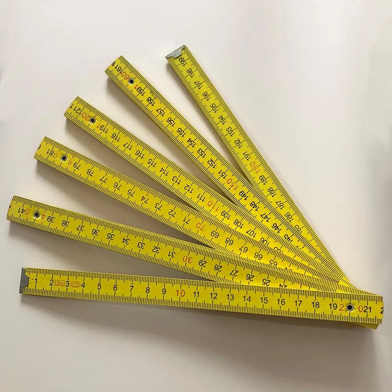 Wholesale Two Meters of Wood Fold Ruler 2M Wooden Fold Ruler 200cm