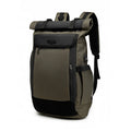 For 9066 Men's Trendy Anti-Theft USB Zipper Backpack Multifunction Smart Travel Bag Fashion Commuting College Business Use