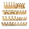 Dongguan Custom Machining  NPT Pex Brass Gas Nozzles Pneumatic Plumbing Fittings