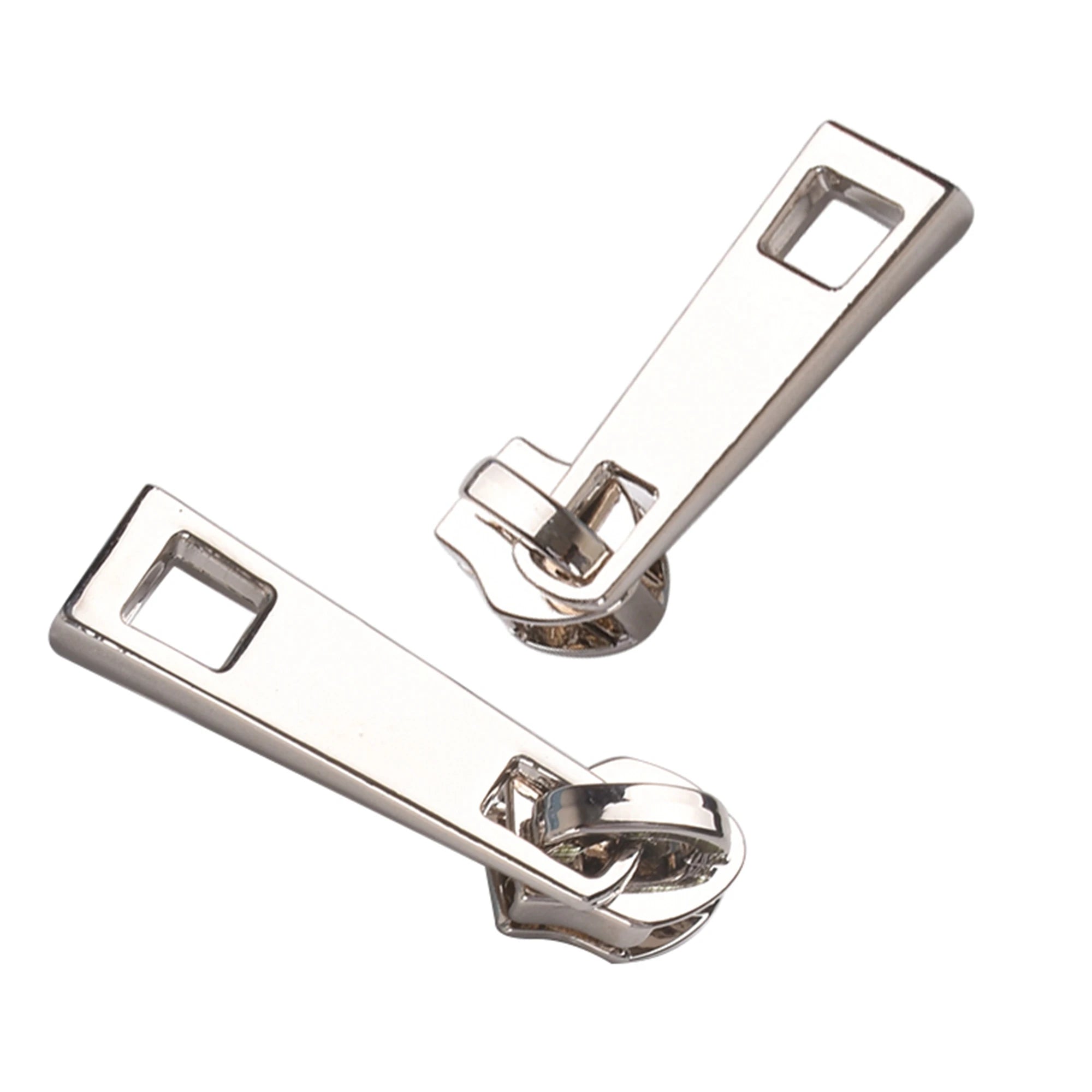 Ivoduff Nickle Zipper Leather Zipper Puller DIY Handcraft for Cloth Pocket Garment
