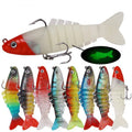 WEIHE Chineses Top Water 9cm 17.5g Free Sample Custom Soft Baits Silicone Multi Jointed Fishing Lure