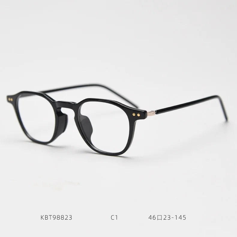 New TR90 Anti-Blue Light Blocking Glasses Ladies Glasses Frame Large Frame Metal Leg Glasses Prescription Mirror