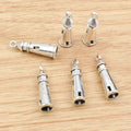 12pcs 25x8mm Antique Silver Plated Tower Handmade Charms Pendant DIY Jewelry Making Findings for Bracelet Necklace