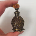 15ml Reusable Perfume Bottle Handmade Diamond Inlay Spray Glass Luxury Arab Perfume Bottle