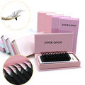 Jet Black 0.03 Mega Volume Eyelash Extensions Cashmere Lash Trays 0.03 0.05 0.07 Easy to Fan Lash Extension Supplies