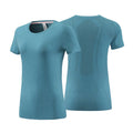 Women Jogging Wear High Stretch Sport Yoga Fitness Tshirts Custom Logo Ladies Tee