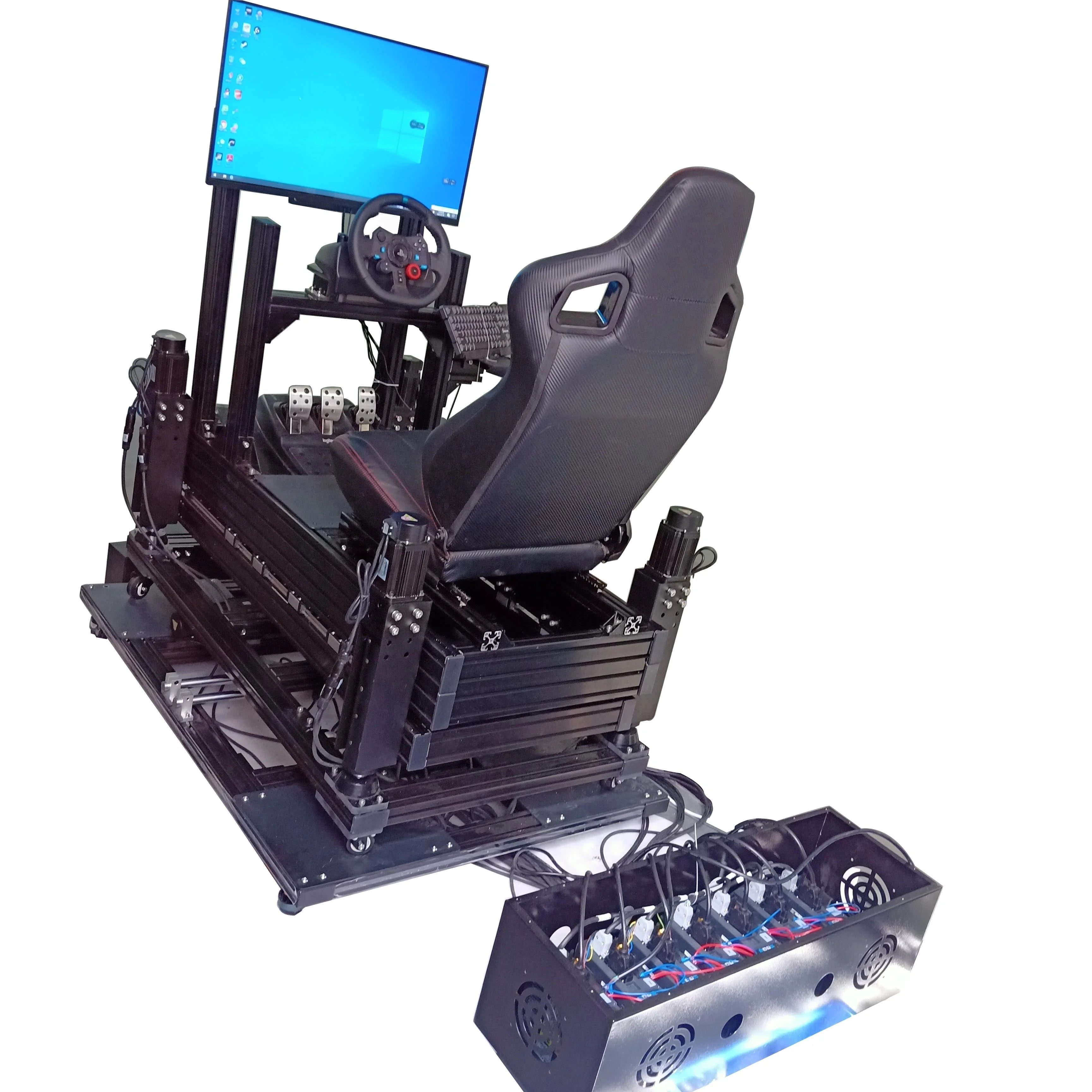 Tela OEM/ODM 750W 220VAC Car Racing Simulator 4DOF +TL+Surge Servo Motor Actuator Kits (300kg Capacity) for Home or Playhouse