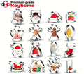 Food Grade Stainless Steel Christmas Cookie Cutter Star Snowman Bell Shape Custom Logo Baking Tool for Xmas Holiday Biscuit Mold