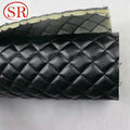 Budget Friendly in Stock Colorful Quilted Embroidery PU Faux Leather for Sofa Home Decoration Use
