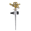 1/2 Inch Brass Impact Sprinkler Rotary Adjustable Watering Sprinkler for Agriculture Garden Irrigation