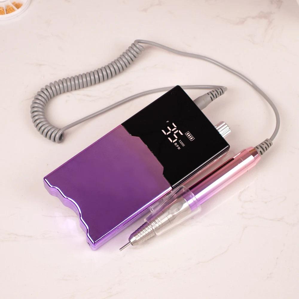 Quality Brushless Nail Drill Machine Hot Sale Professional Electric Nail Drill 35000 Rpm Rechargeable Nails Salon Polisher Tool