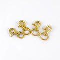 Deepeel AP489 8-15mm Hardware Accessories Brass Swivel Rotating Luggage Key Chain Bag Dog Collar Buckle Hook