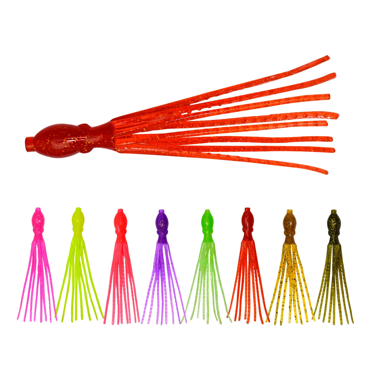 Wholesale Octopus Soft Squid Bait Inkfish Fishing Lure 115mm/4.4g/4pcs/bag Soft Fishing Lure TPE Squid Fish for Jig Fishing