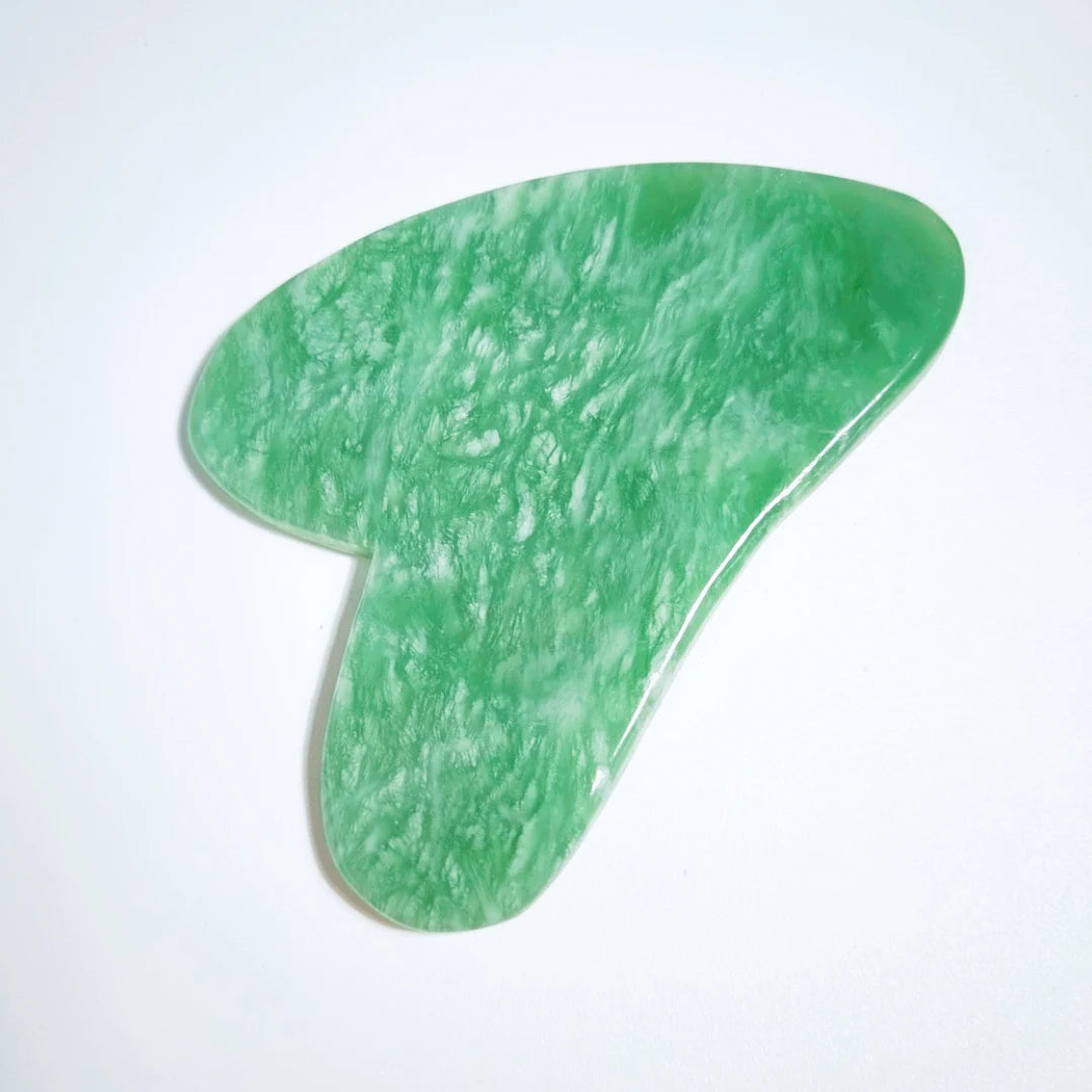 HZ Board Gua Sha Tools Jade Stone Board Xiuyan Jade Guasha Plate for Beauty