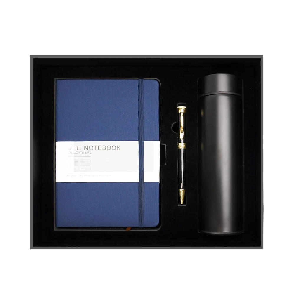 Custom Business Notebook and Pen Gift Sets with Vacuum Cup for Promotional