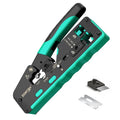 Pass Through RJ45 Crimping Tool for Cat5e/Cat6/Cat6A/Cat7 Pass-through Connector