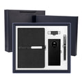 Customized Logo Eco-Friendly 10000mah Power Bank Notebook Pen USB Flash Drive Business Gift Set Promotional Giveaways