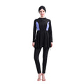 Stylish Modest Burkini with Head Cover Long Sleeves & Full Coverage Conservative Swimwear Set for Muslims-Available Plus Sizes