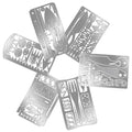 Baiyuheng High Good Quality Portable Hiking Survival Credit Card Tool